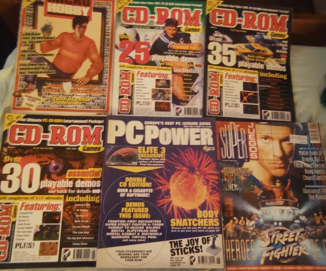 Revistas consola e computador dos anos 90 sega nintendo megadrive