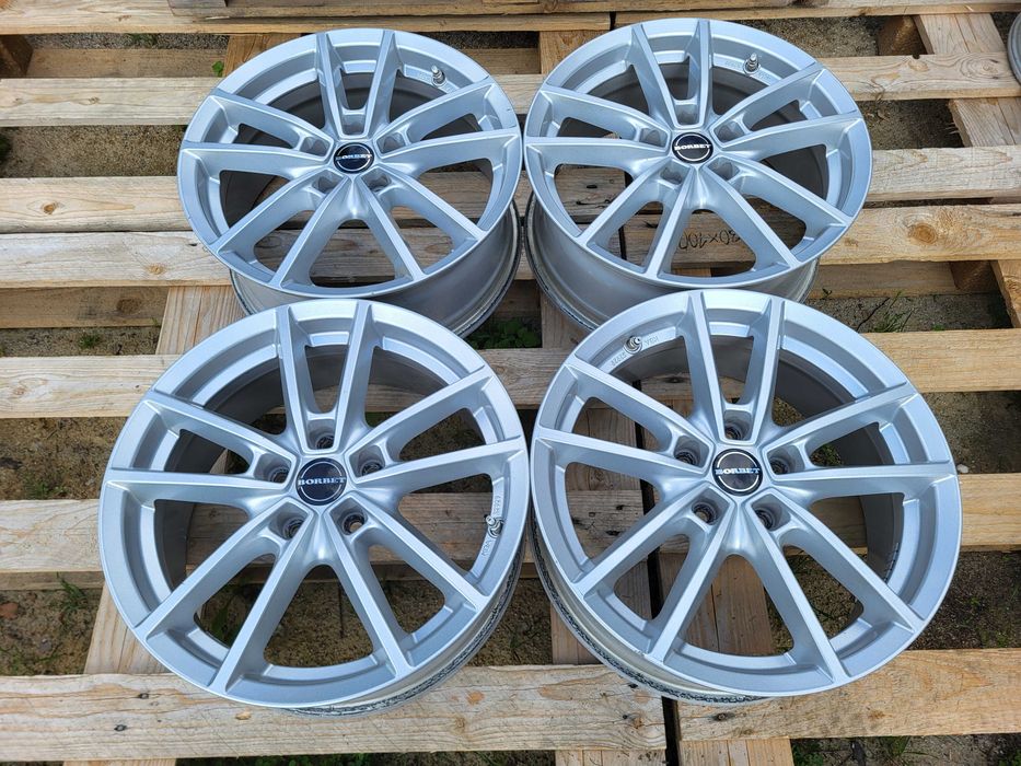 [1064] Felgi aluminiowe 17 cali 5x112 et44 7Jx17H2 BORBET czujniki!