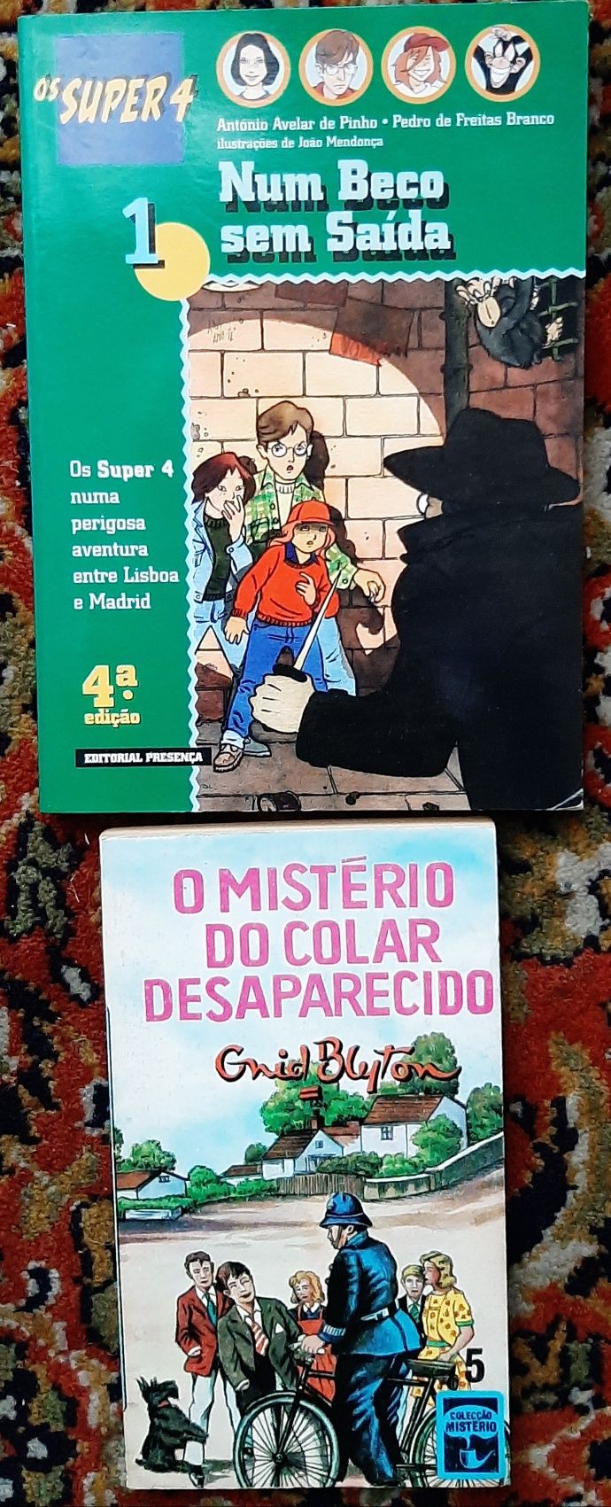 Livros dos Cinco de Enid Blyton e outros