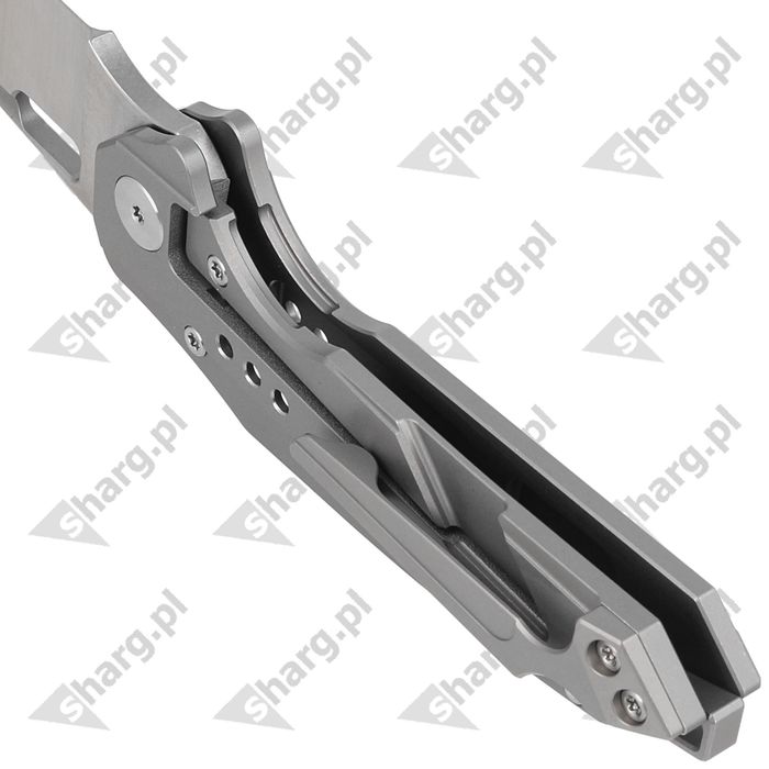 Nóż składany Bestech Nyxie Grey Titanium, Stonewashed/Satin CPM S35VN