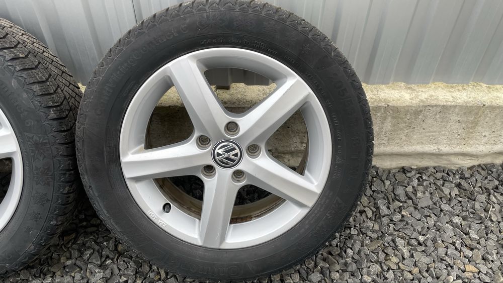 Диски алюмінієві легкосплавні гума шини VW Golf 7 R16 5G0071496