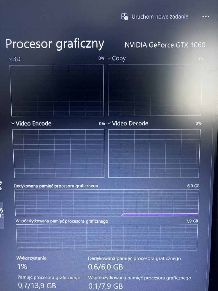 Laptop MSI GL63 8RE Nvidia GTX 1060 14GB
