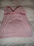 top rosa tamanho m stradivarius