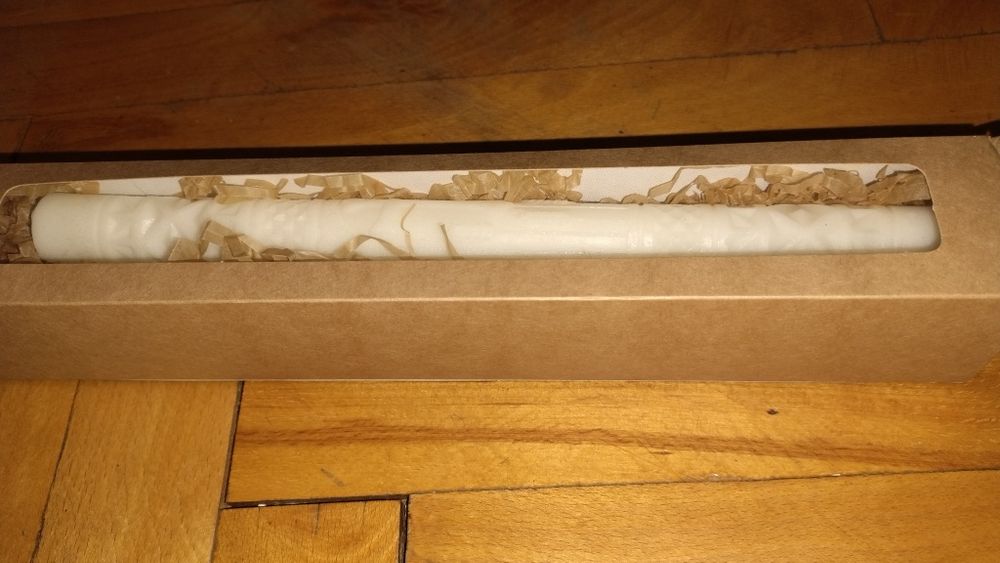 Свічки для вінчання 2 шт білі