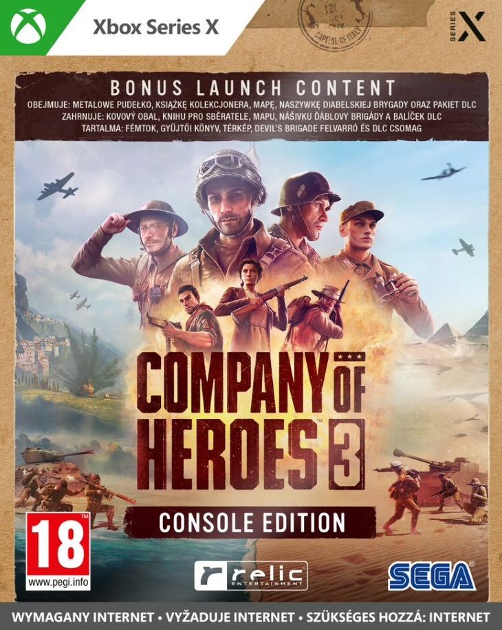 Gra Company of Heroes 3 Console Launch Edition STEELBOOK PL/ENG (XSX)