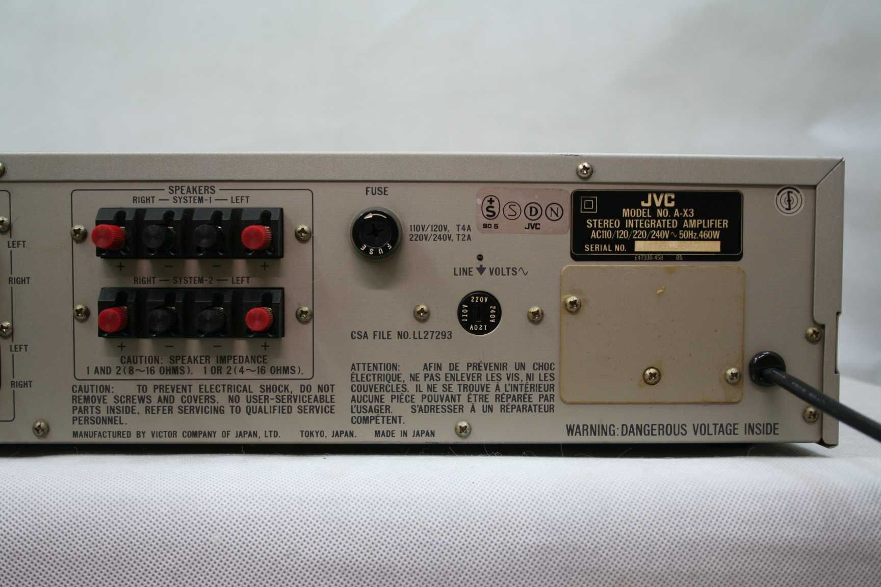 Wzmacniacz JVC A-X3 |2x57W|