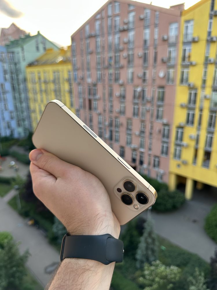 95% Аккум Идеал iPhone 13 Pro Max 128Gb Gold Neverlock Айфон про мах