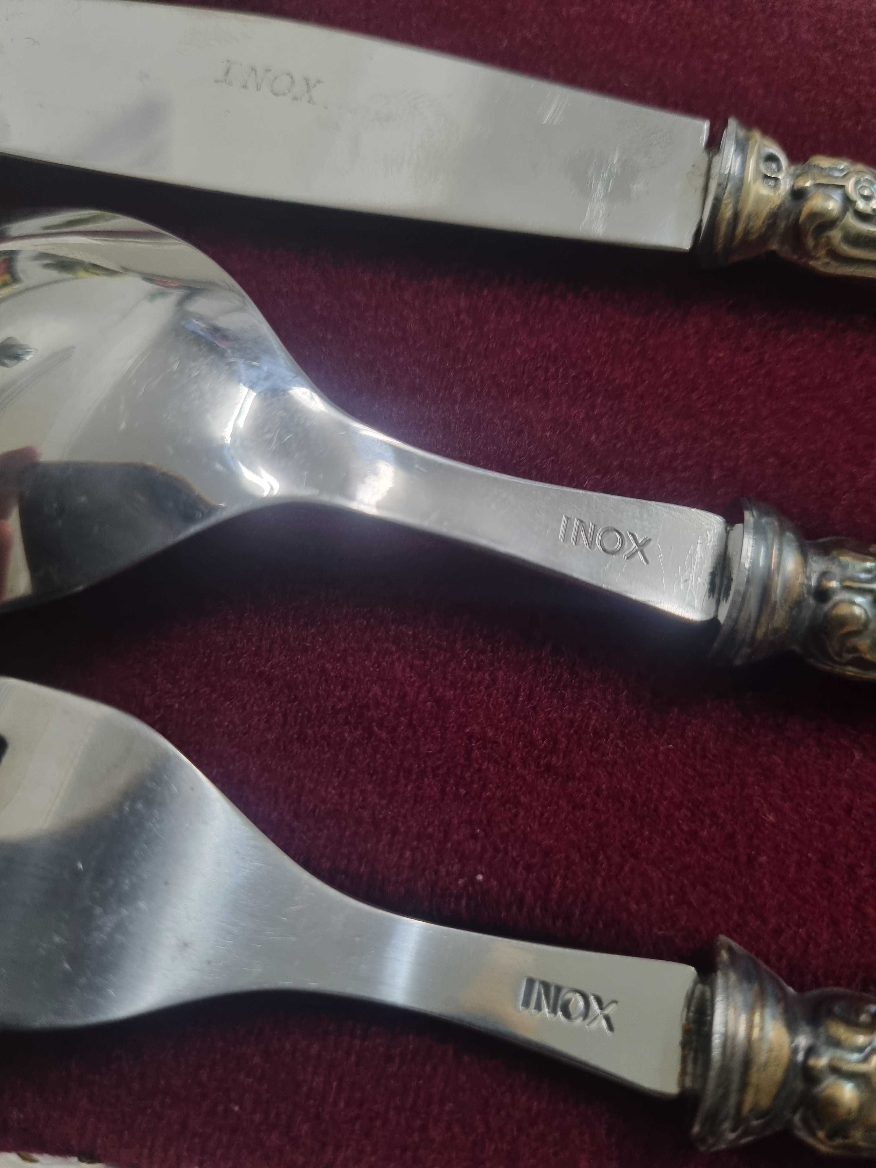 Vintage Conjunto de Talheres em PRATA e inox - Novo
