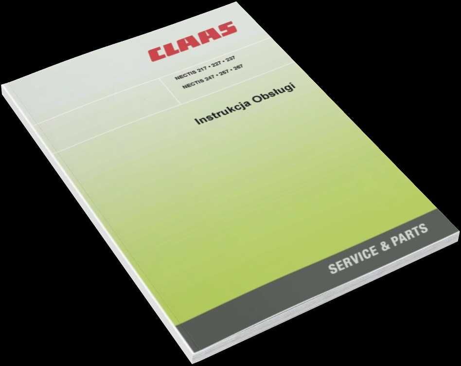 Instrukcja obsługi Claas NECTIS 217, Nectis 227, Nectis 237