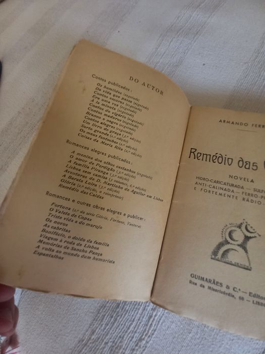 Antiga novela de humor Remédio das Caldas