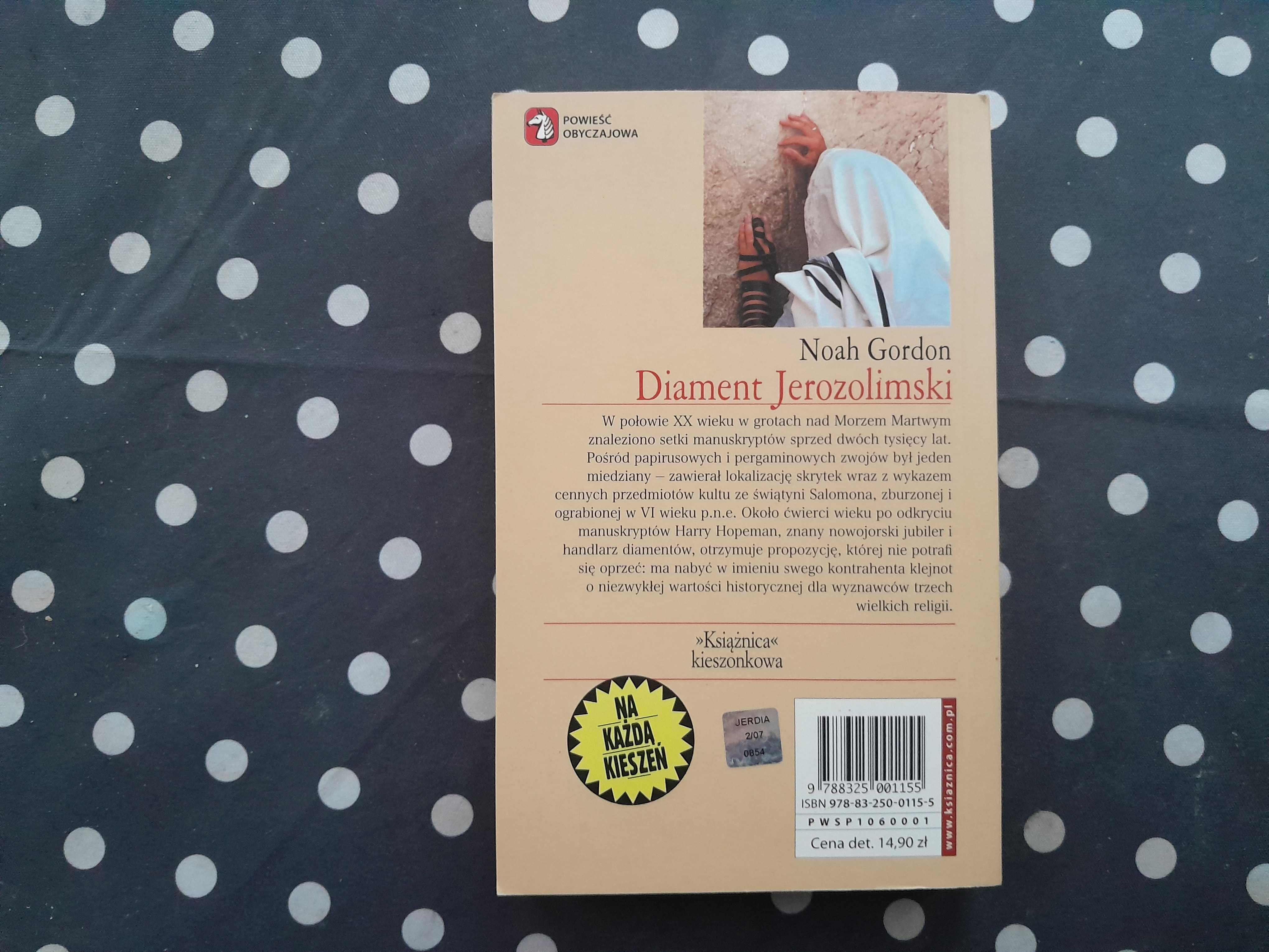 Diament Jerozolimski Noah Gordon - wydanie kieszonkowe