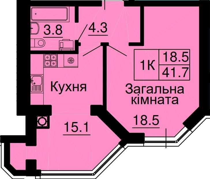 Продам 1к квартиру в ЖК София Резиденс, без комиссии