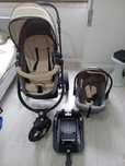 Carinho bebê Duo Zippy Safe C/ Ovo, Alcofa e Base ISOFIX