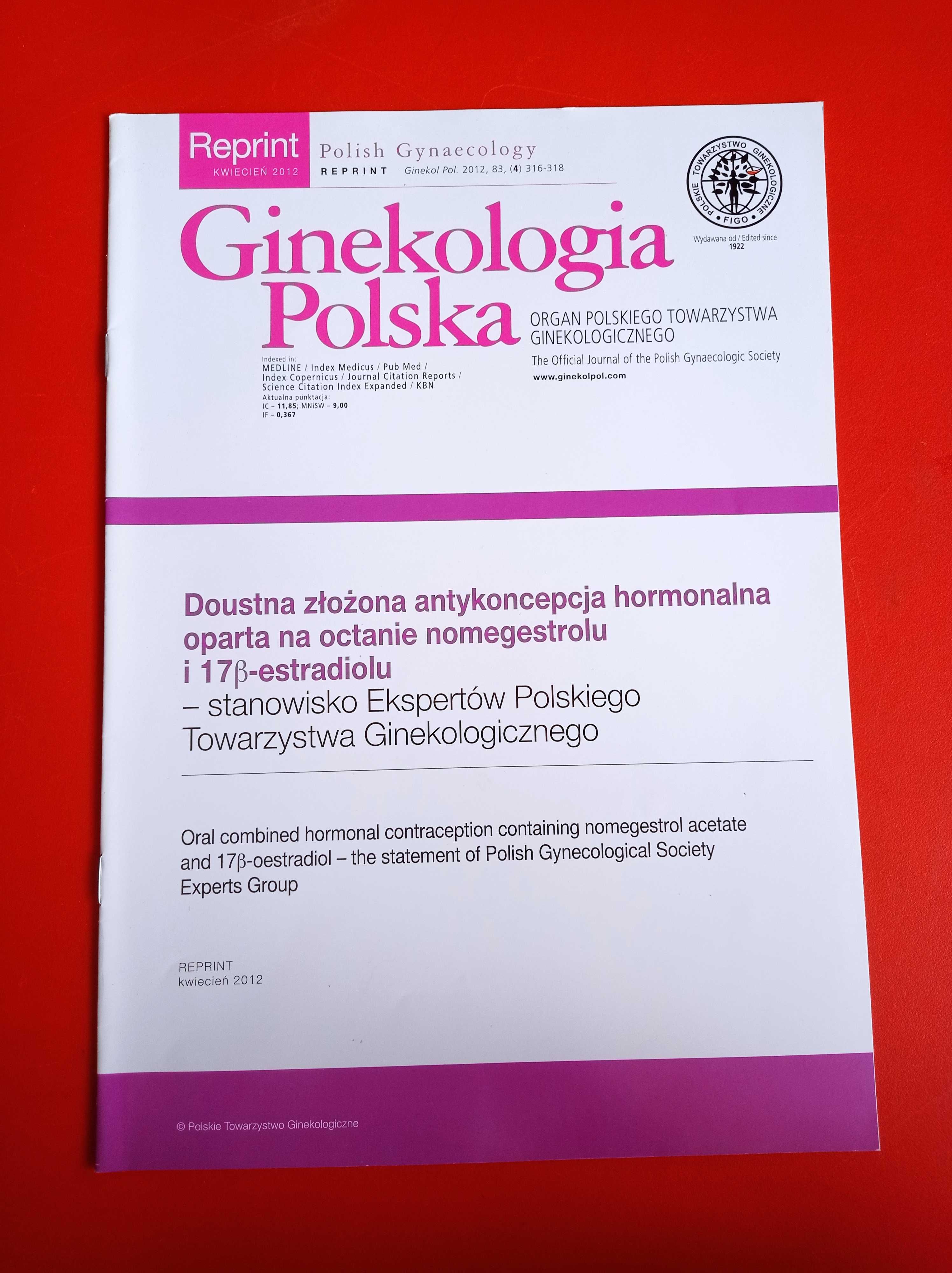 Ginekologia Polska, nr 4/2012, kwiecień 2012