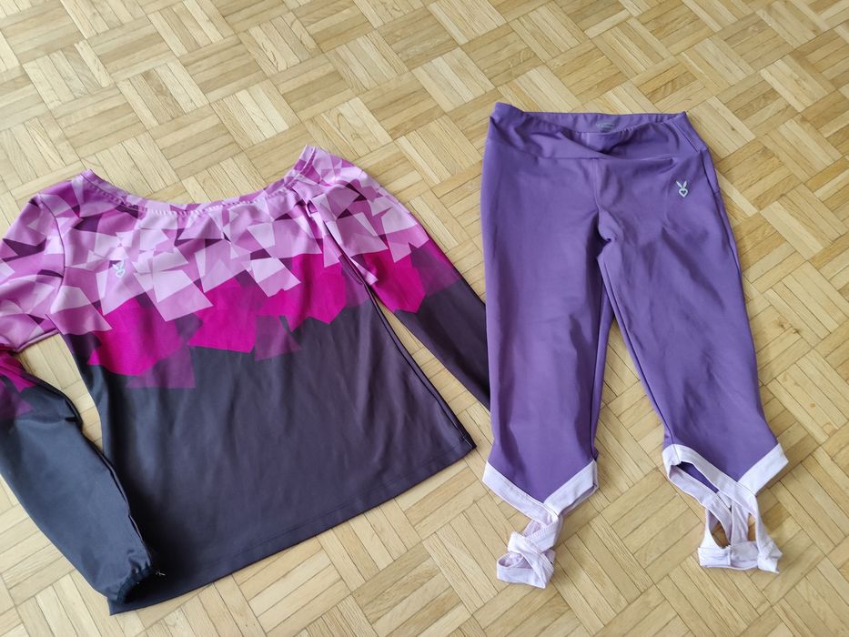 zestaw sportowy M cardio bunny do biegania leginsy termoaktywne