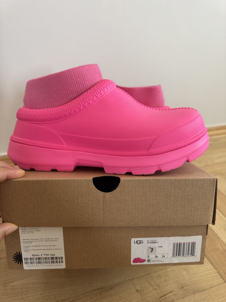 UGG Tasman X — жіночі сабо/гумові чобітки (як нові)
