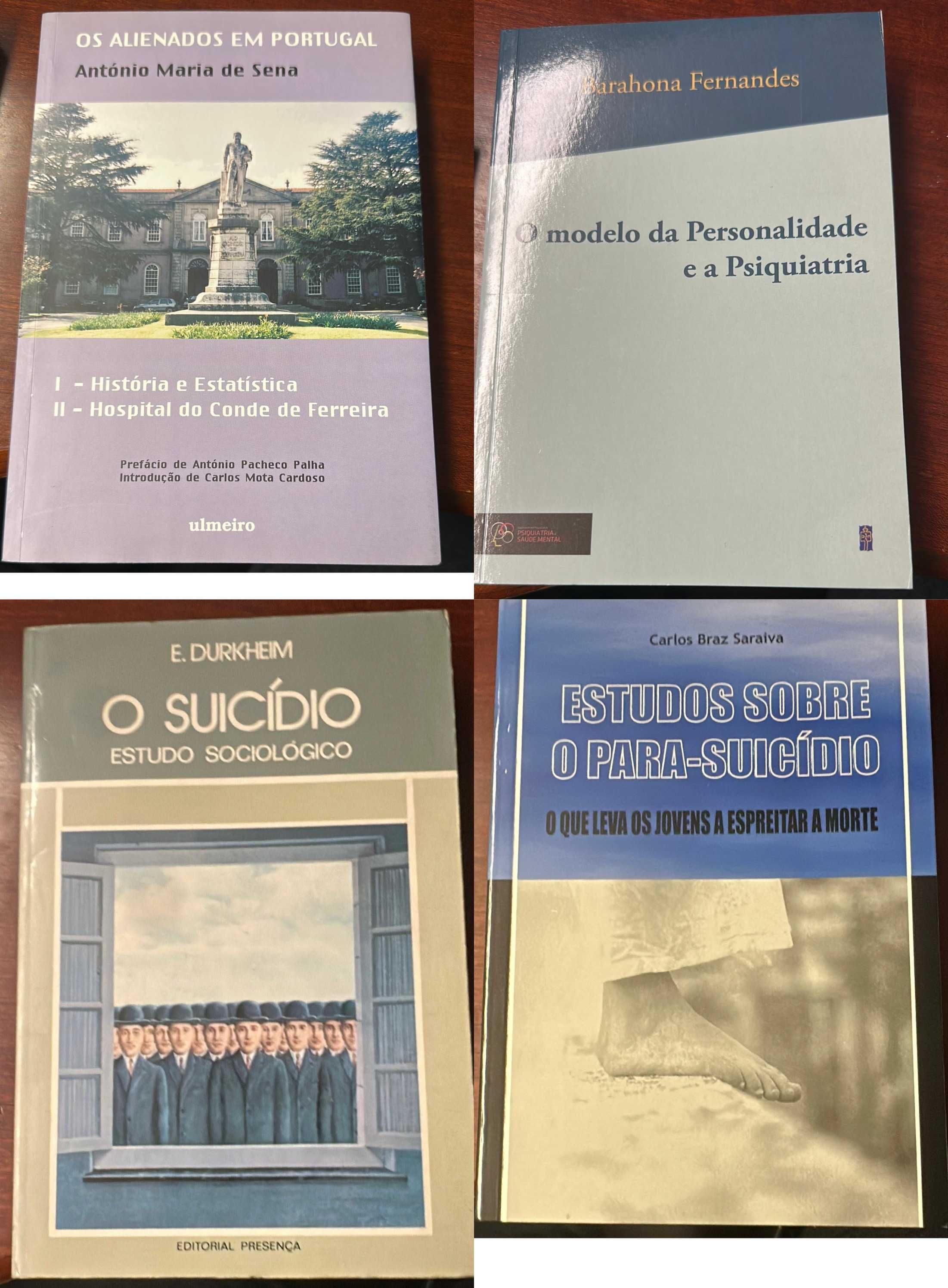 Livros de Psiquiatria, Toxicodependência, Psicoterapia, etc