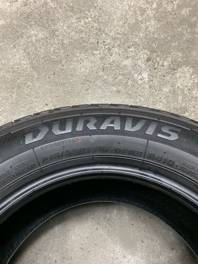1x Opona Bridgestone 215/65 R15c 104/102t Duravis