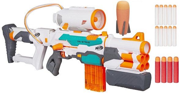 Бластер Нерф Модулус Три Страйк Nerf Modulus Tri-Strike Blaster