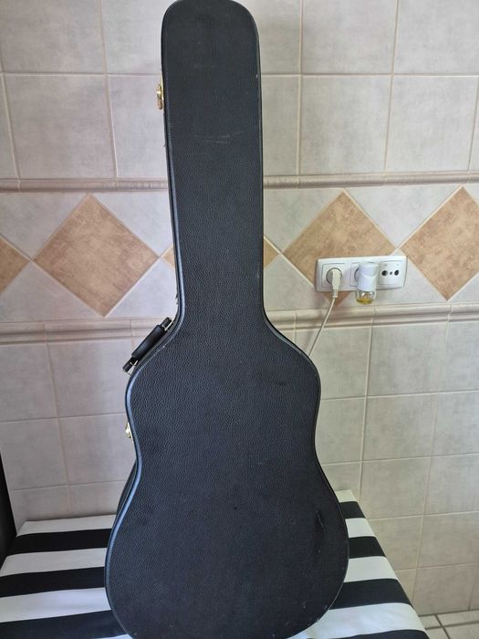 Guitarra Acústica Ibanez AW54 CE  OPN + Estojo Rigido Dreadnought