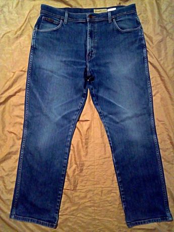 Бренд Wrangler Texas Stretch мужские стрейчевые джинсы W 38 L 30