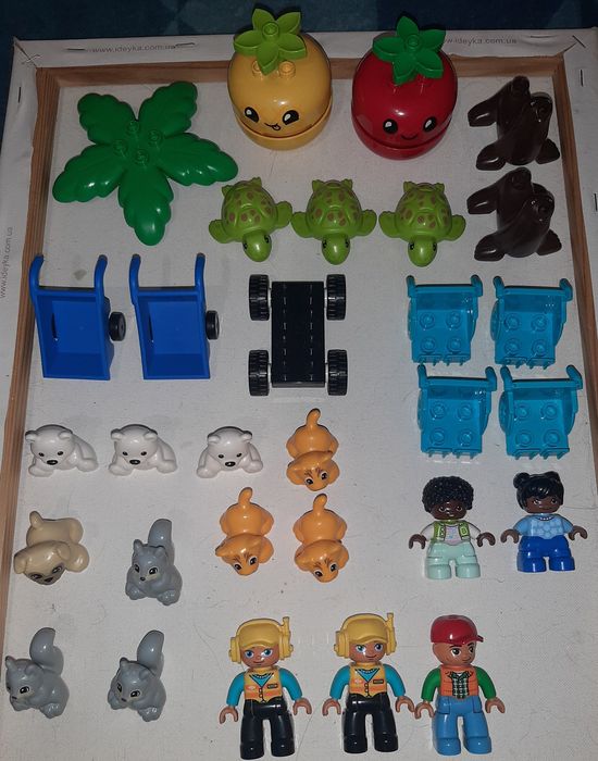 Розпродаж нових оригінальних фігурок та деталей Лего Дупло.