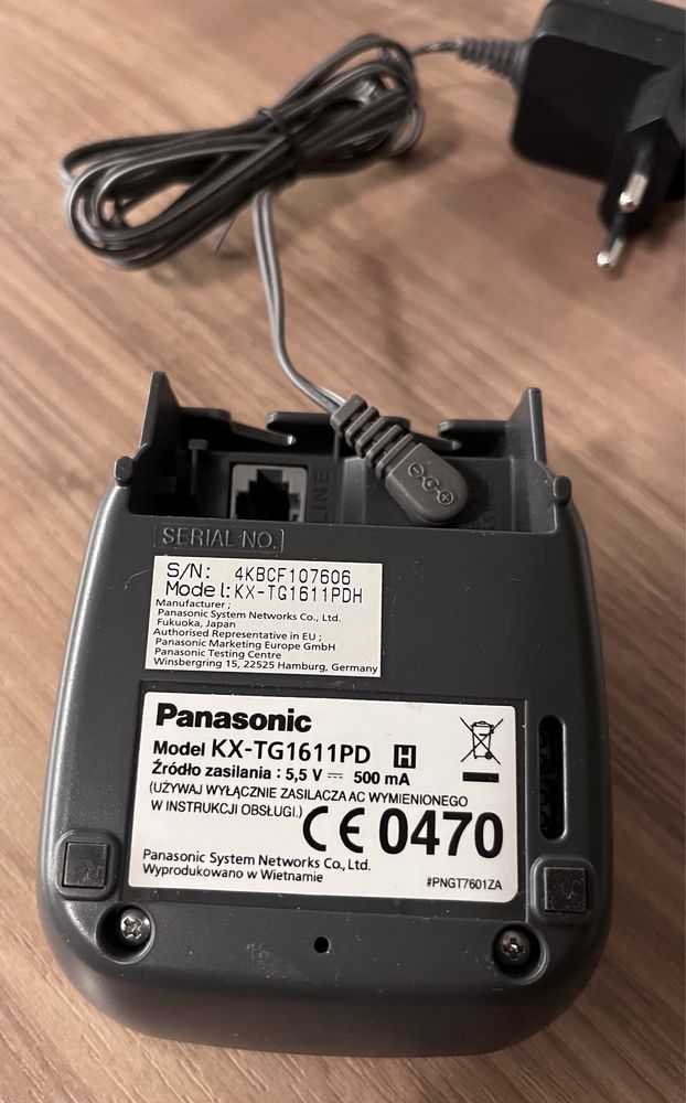 Telefon bezprzewodowy PANASONIC