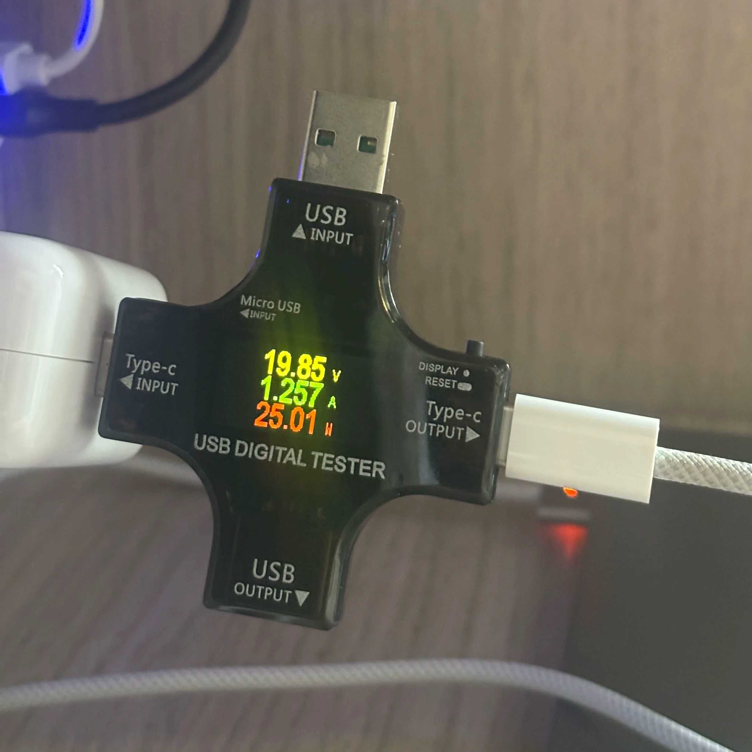 USB юсб тестер Type-C PD – вольтметр, амперметр, детектор заряда
