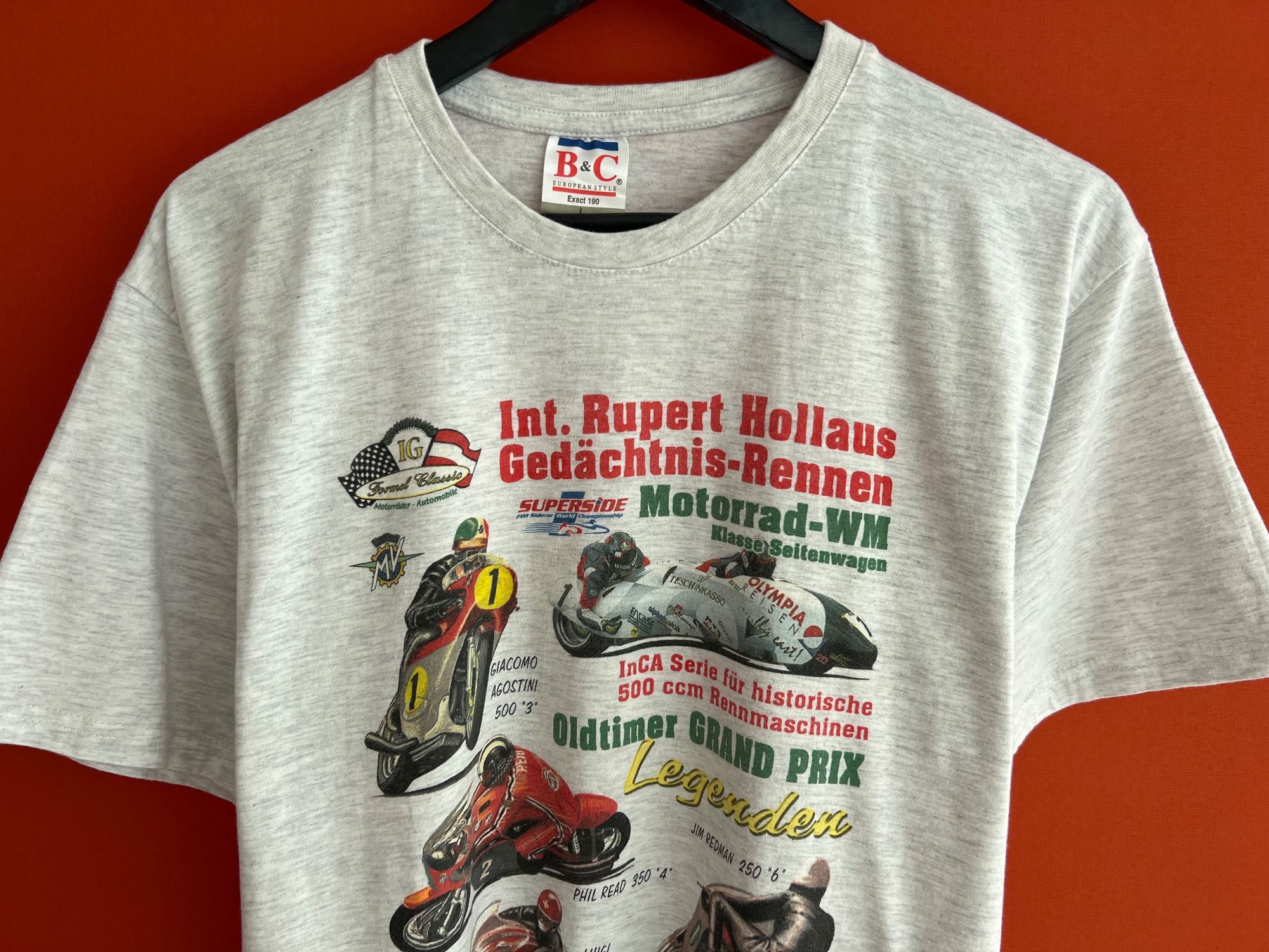 MotoGP Merch Rupert Hollaus оригинал мужская футболка мерч размер M