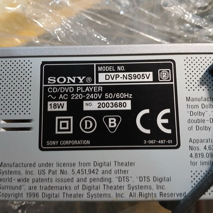 Dvd sony com pouco uso