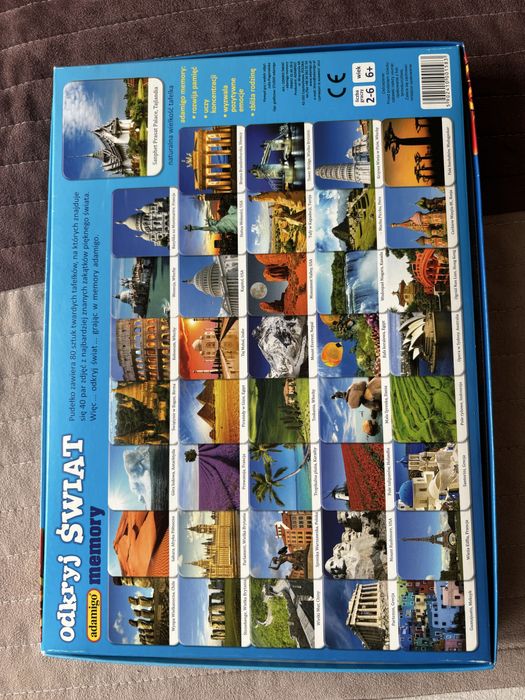 Memory gra edukacyjna - Odkryj świat