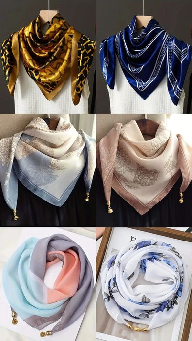 Хустки принтовані/аксесуар/шарф/