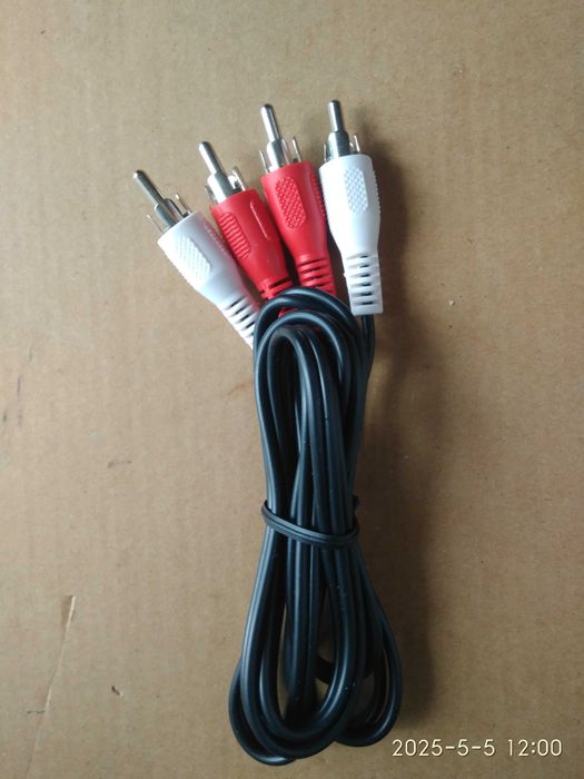 Кабель 1RCA - 1RCA, 2RCA - 2RCA, 3RCA - 3RCA ("тюльпан")