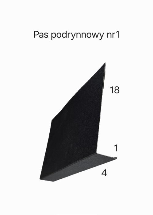 Obróbki blacharskie na wymiar, wiatrownice, pasy rynnowe , listwy J