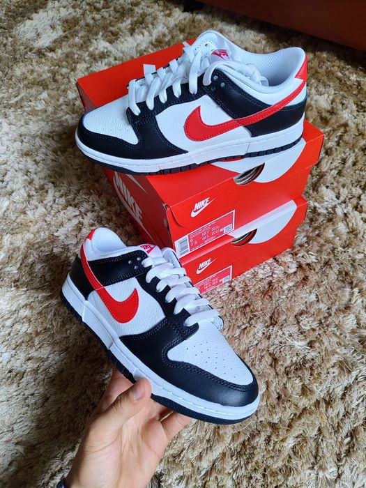 Nike Dunk Low Red Swoosh Panda 38,5
