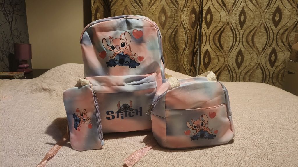 Conjunto mochila escolar