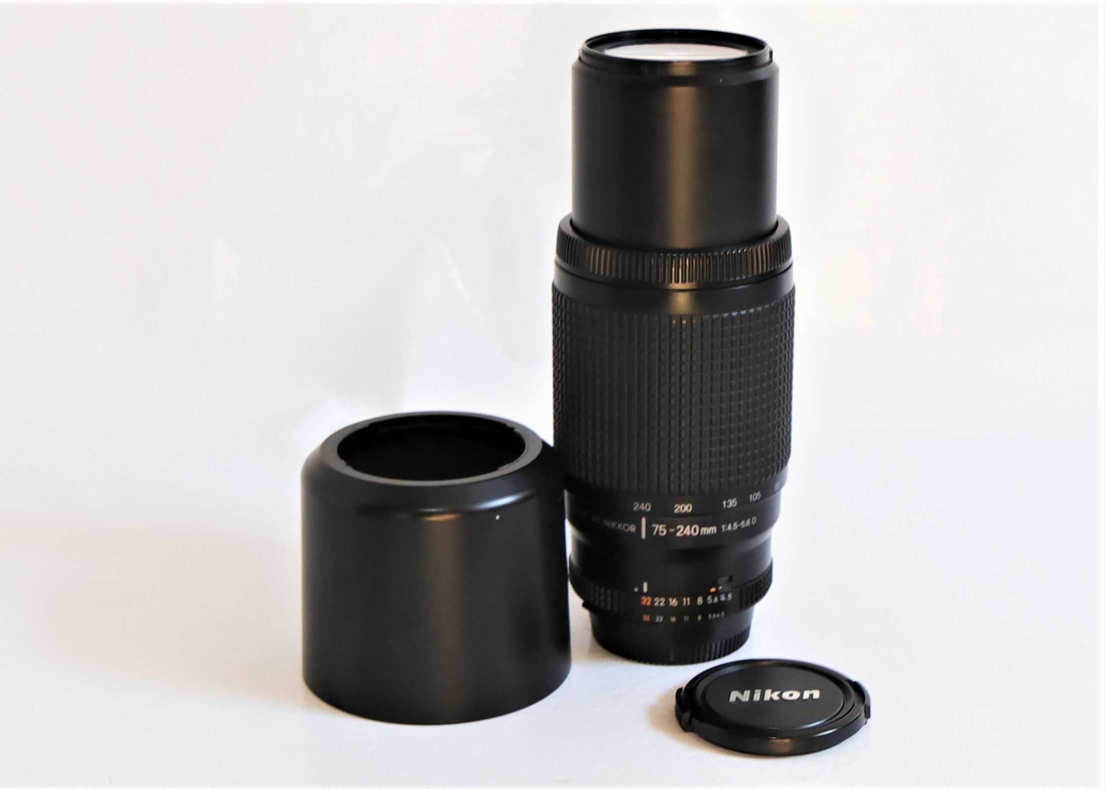 Lente Nikon AF 75-240mm objetiva em excelentes condições