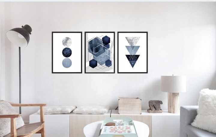 Zestaw 3sztuk plakatów abstrakcja 30x40