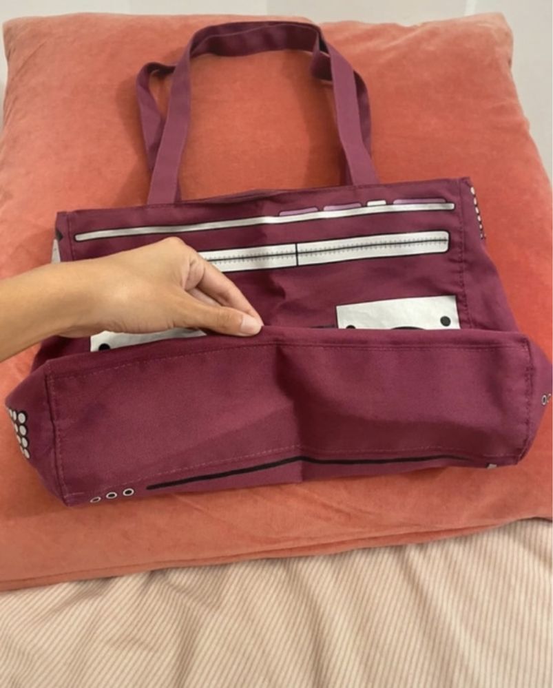 Mala ombro tipo totebag rádio