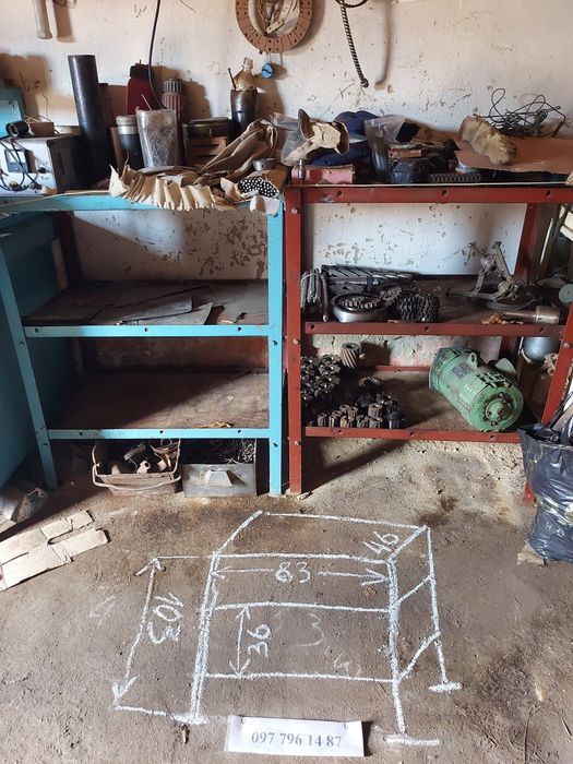 Стелаж слесарний заводской разборний