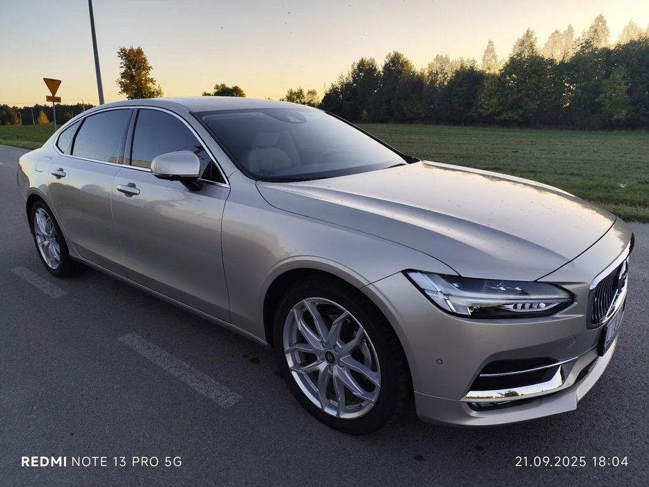 Volvo S90 Beżowe skóry ! Kamery 360 ! Jak nowy ! LONG ! FV 23 ! Brutto