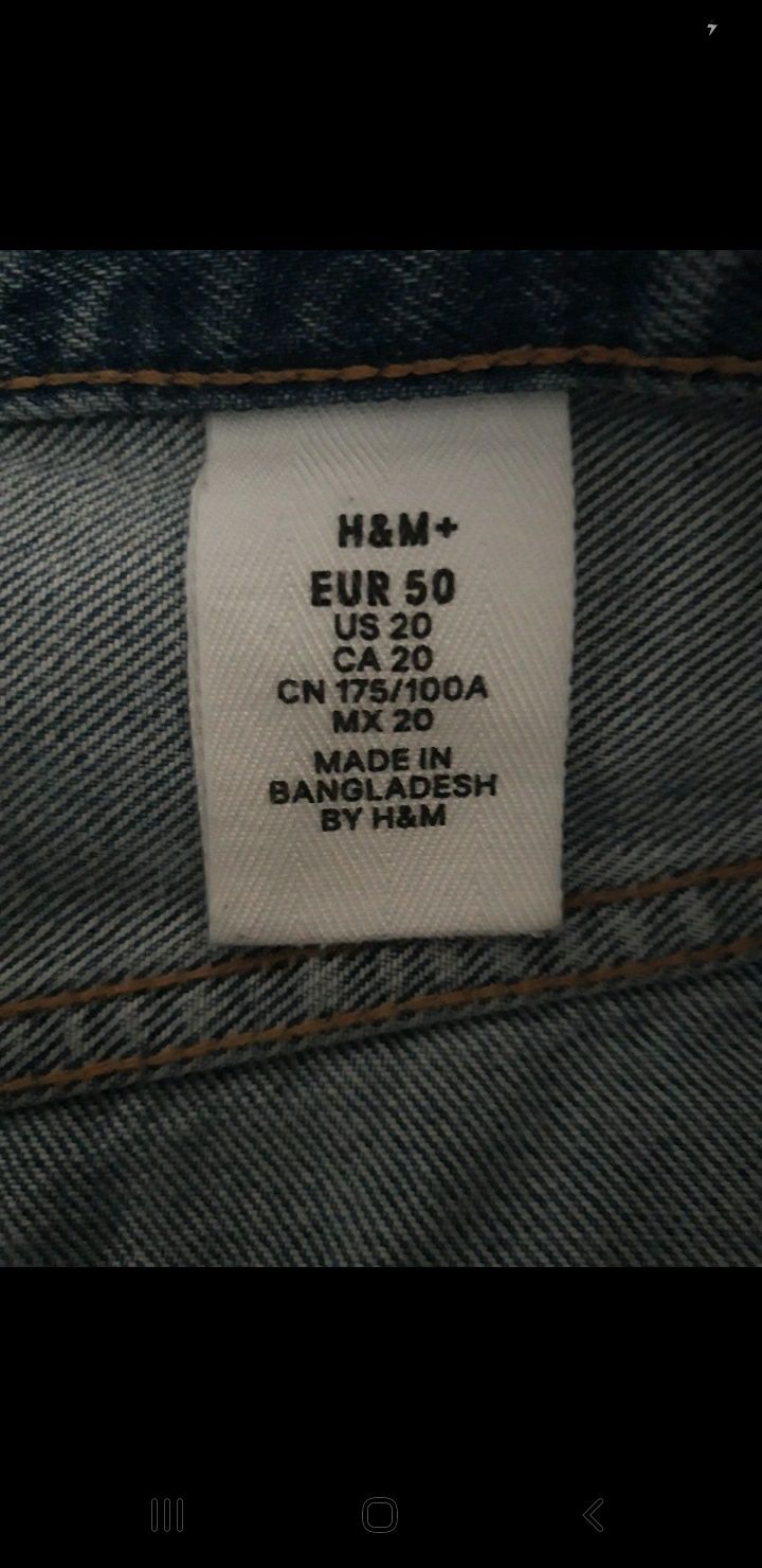 Spódnica jeansowa H&M,rozmiar XL,damska