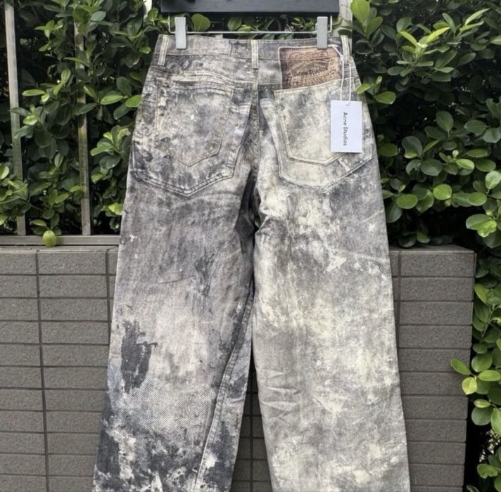 ОПИС | джинси acne studios широкі , cold grey