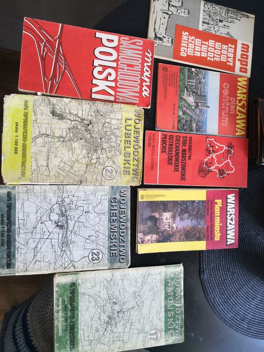 Sprzedam mapy Polski
