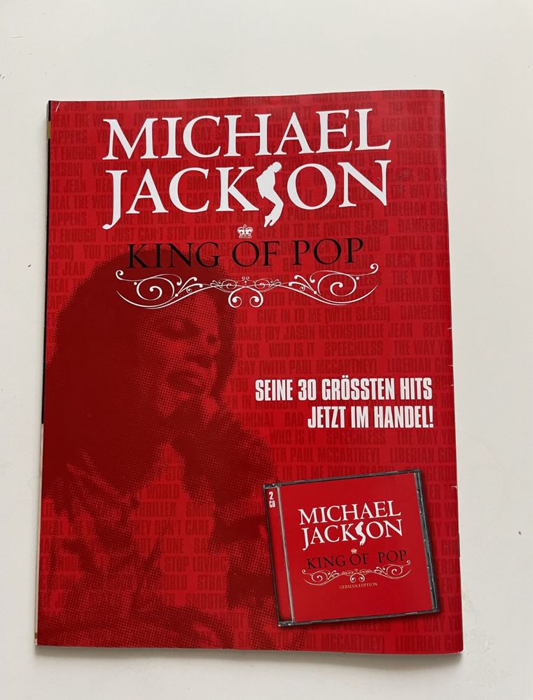Michael Jackson magazyn po niemiecku 100 str z 10 plakat