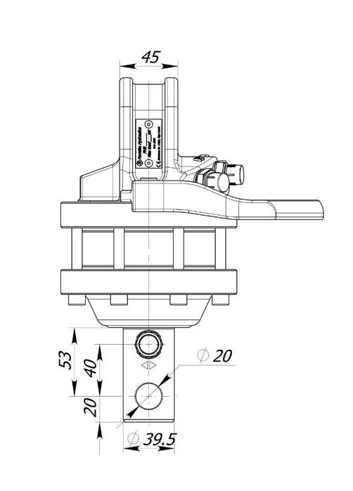 Rotator Hydrauliczny Formiko FHR 1.000L - Obrotnica - Ładowacz Troll
