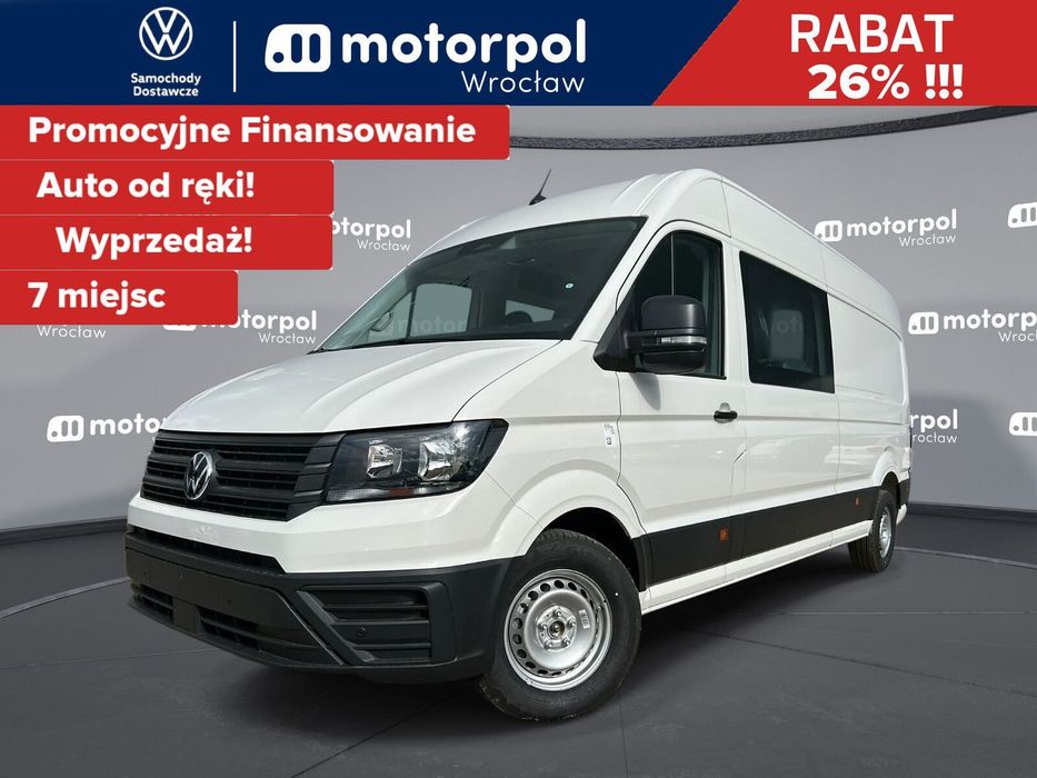 Volkswagen Crafter 35 Brygadówka/Furgon L4H3, 2.0BiTDI 163KM, 4490mm  35 Brygadówka/Furgon L4H3, 2.0BiTDI 163KM, 4490mm