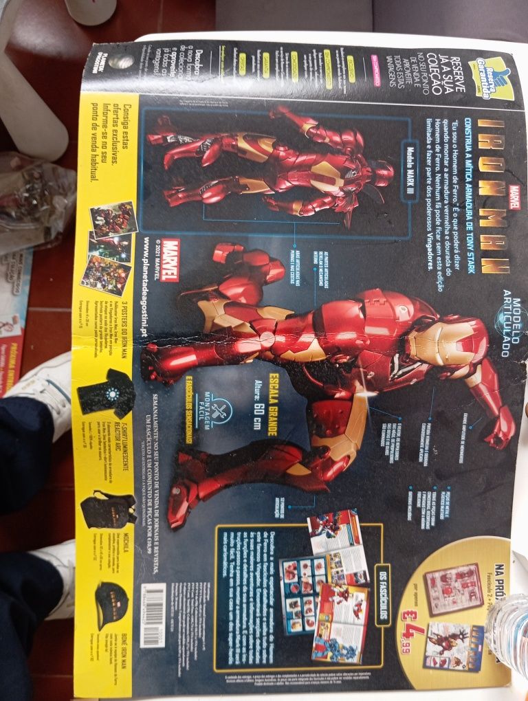Iron man fascículo 1 primeiras peças