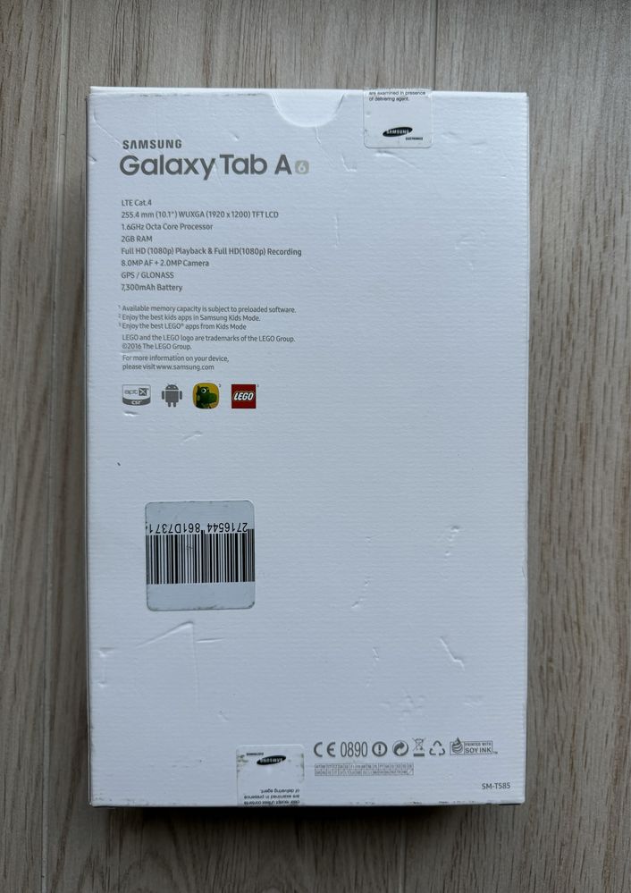 Планшет Samsung Galaxy Tab A (2016), як новий, повна комплектація