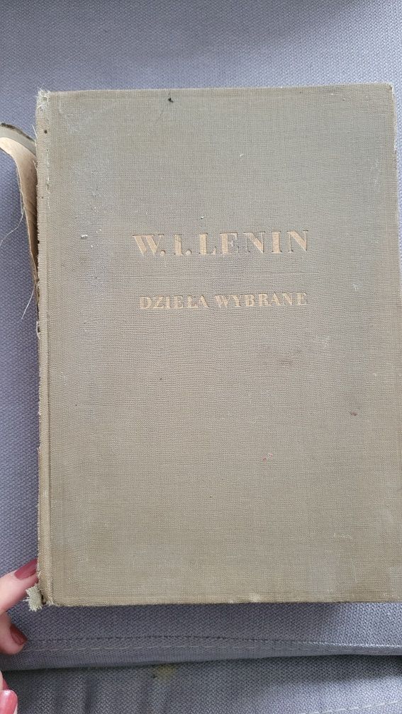 Książki W.I.Lenin "Dzieła wybrane" tom 1 i 2.
